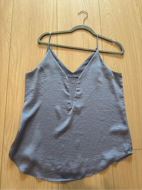 Express Periwinkle V-Neck Satin Cami